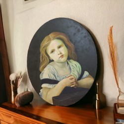 Cuadro Niña Pensativa